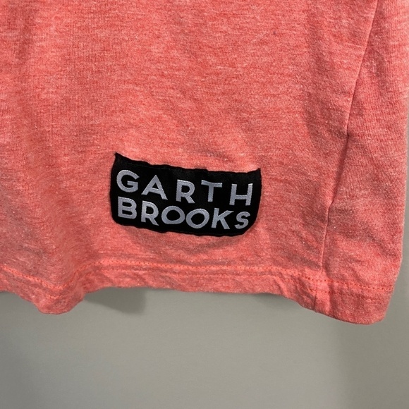 Garth Brooks World Tour Women's Salmon 3/4 Sleeve Concert Tee Size Small - Picture 3 of 11